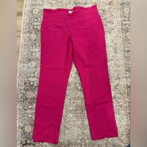 Crown and Ivy Women's Pink Pants- 16